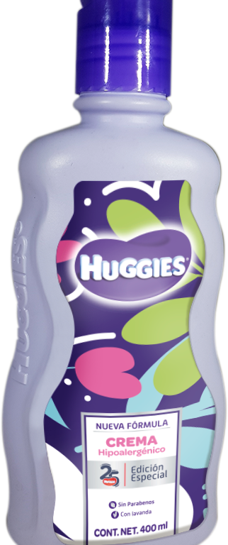Huggies Hypoallergenic Cream Label